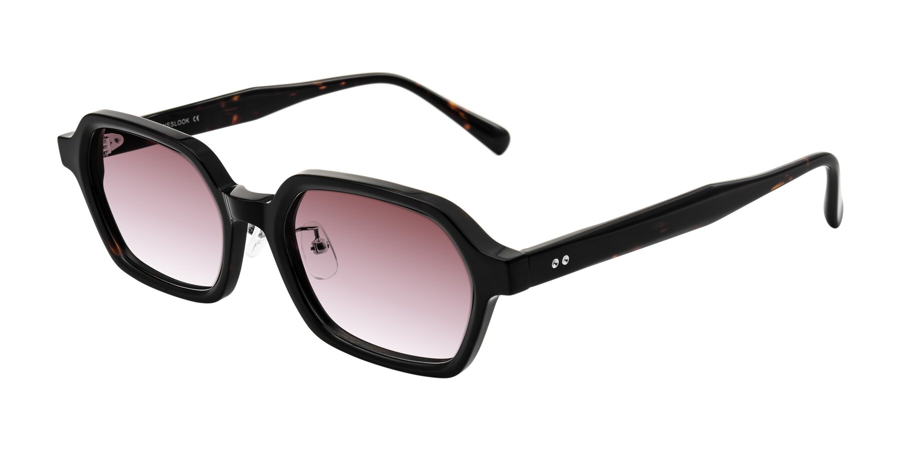 Angle of Hicles in Dark Tortoise with Garnet Gradient Lenses