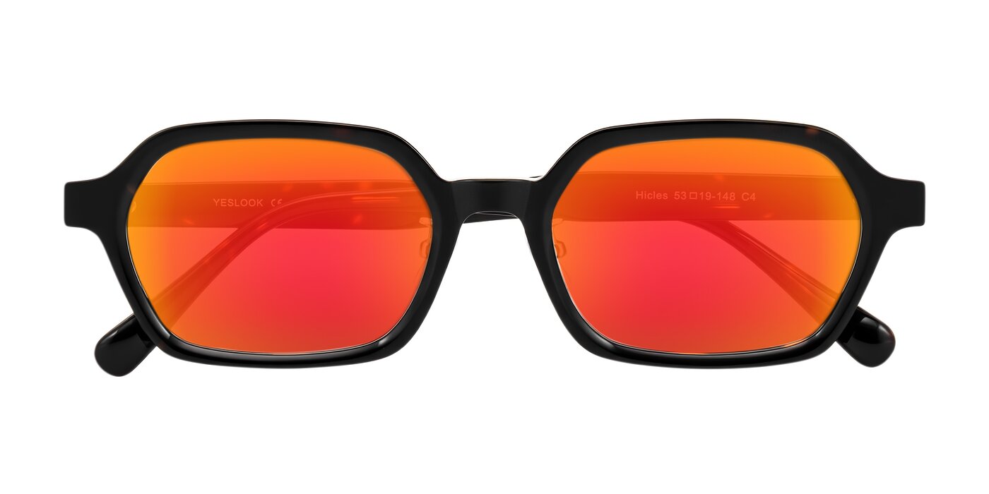 Hicles - Dark Tortoise Flash Mirrored Sunglasses
