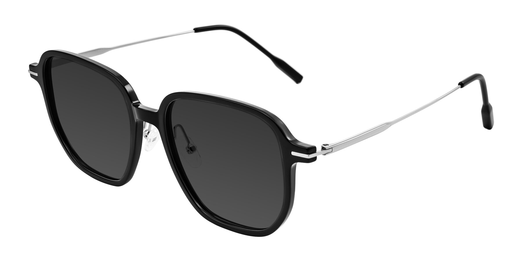 Angle of Tulsah in Black with Gray Tinted Lenses