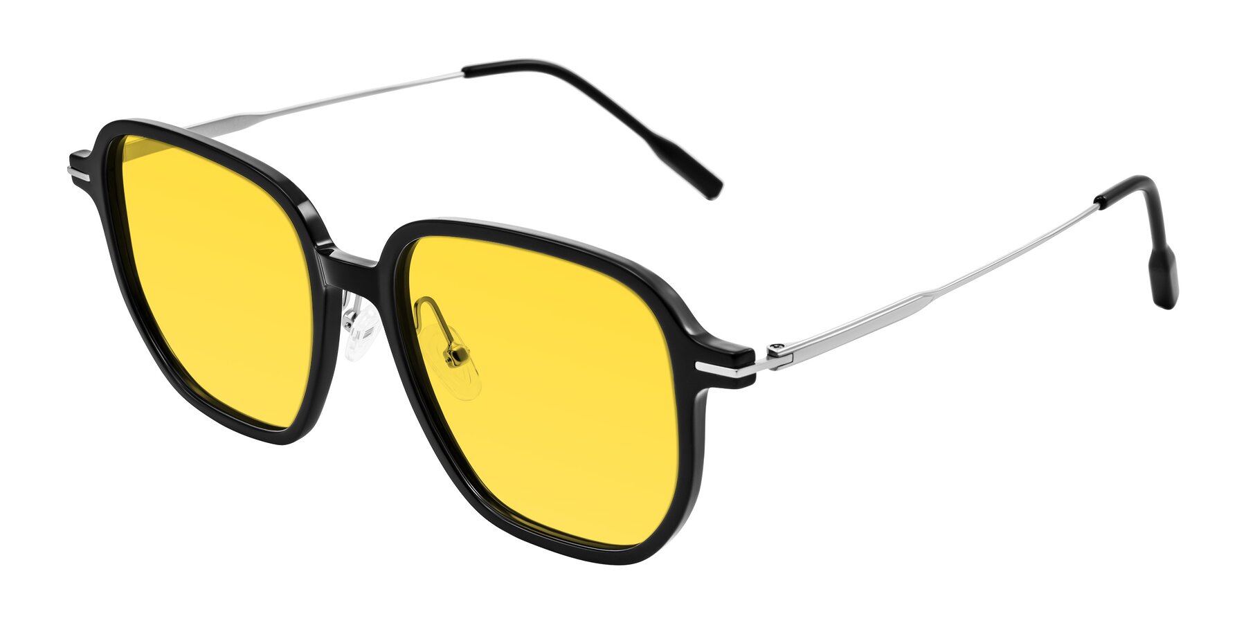 Angle of Tulsah in Black with Yellow Tinted Lenses