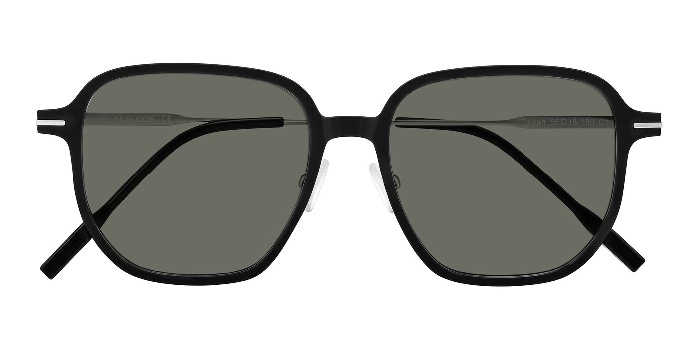 Tulsah - Black Polarized Sunglasses