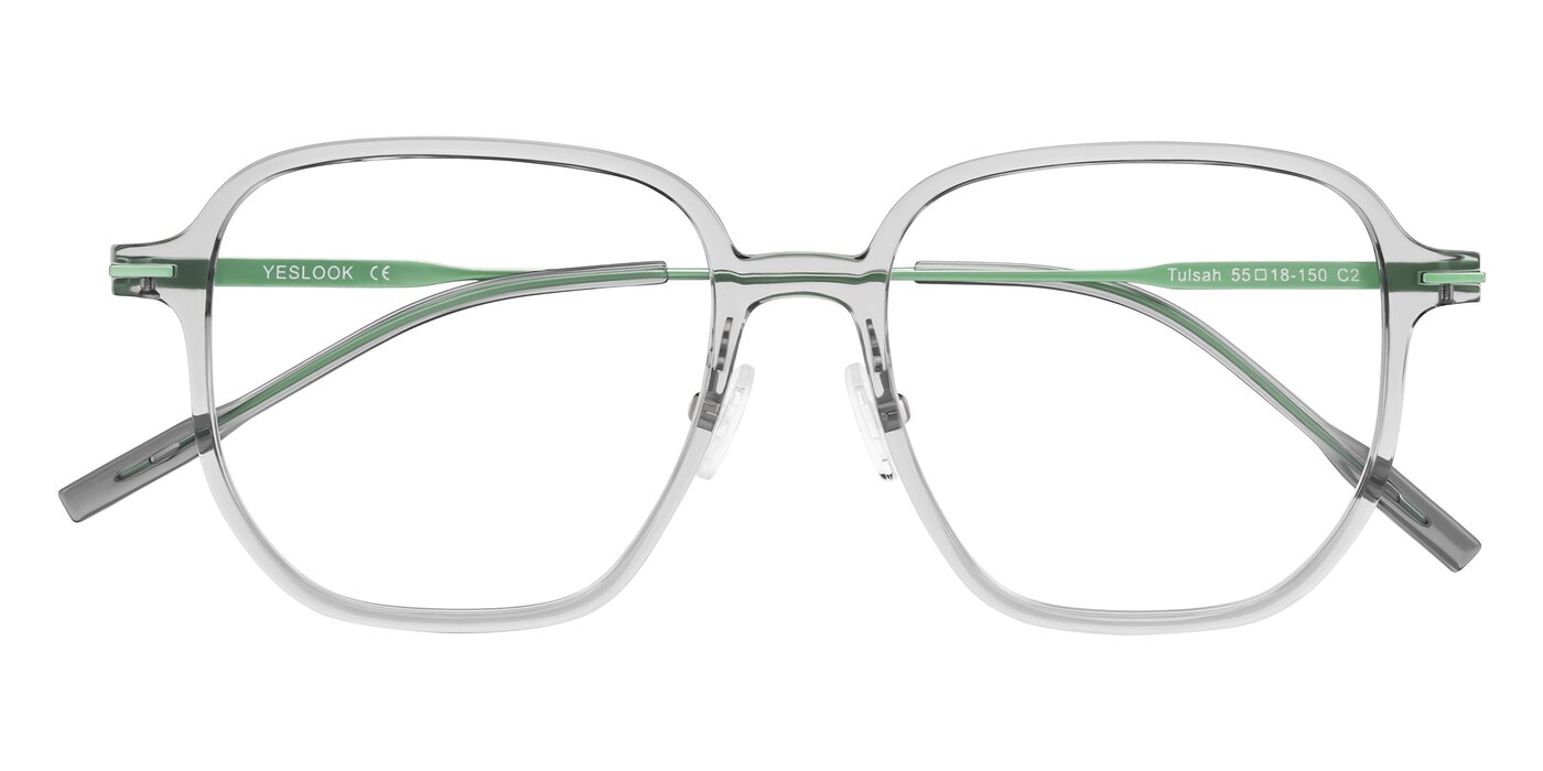 Tulsah - Transparent Gray Eyeglasses