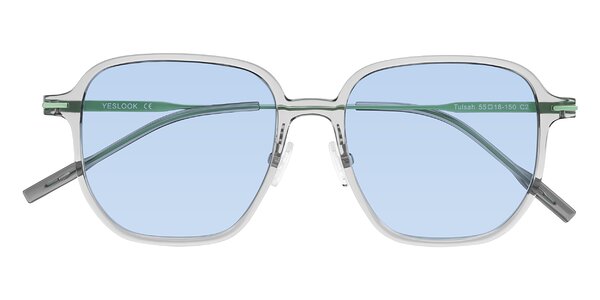 Front of Tulsah in Transparent Gray