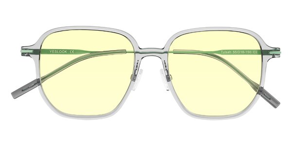 Front of Tulsah in Transparent Gray