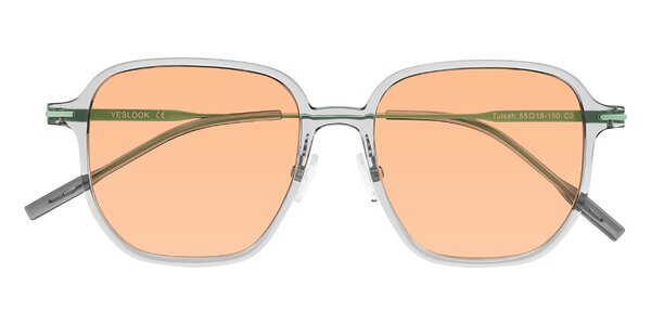 Front of Tulsah in Transparent Gray
