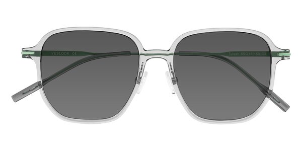 Front of Tulsah in Transparent Gray