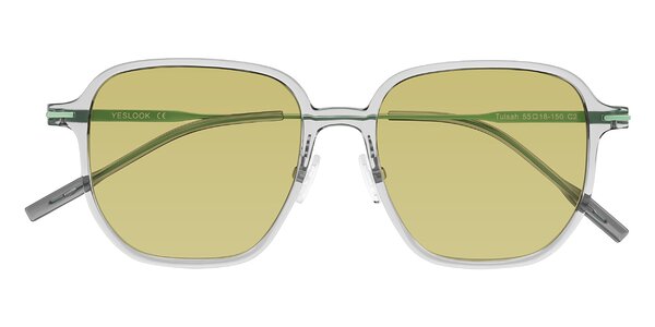 Front of Tulsah in Transparent Gray
