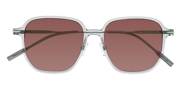 Front of Tulsah in Transparent Gray