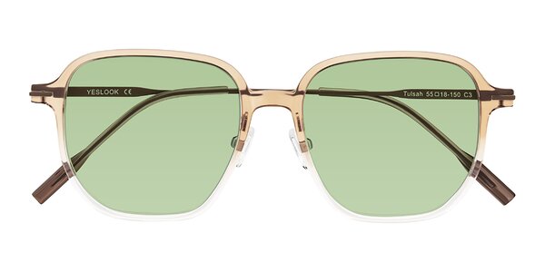 Front of Tulsah in Gradient Light Brown/Clear