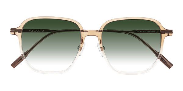 Front of Tulsah in Gradient Light Brown/Clear
