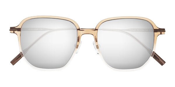 Front of Tulsah in Gradient Light Brown/Clear