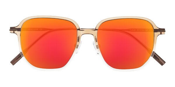 Front of Tulsah in Gradient Light Brown/Clear