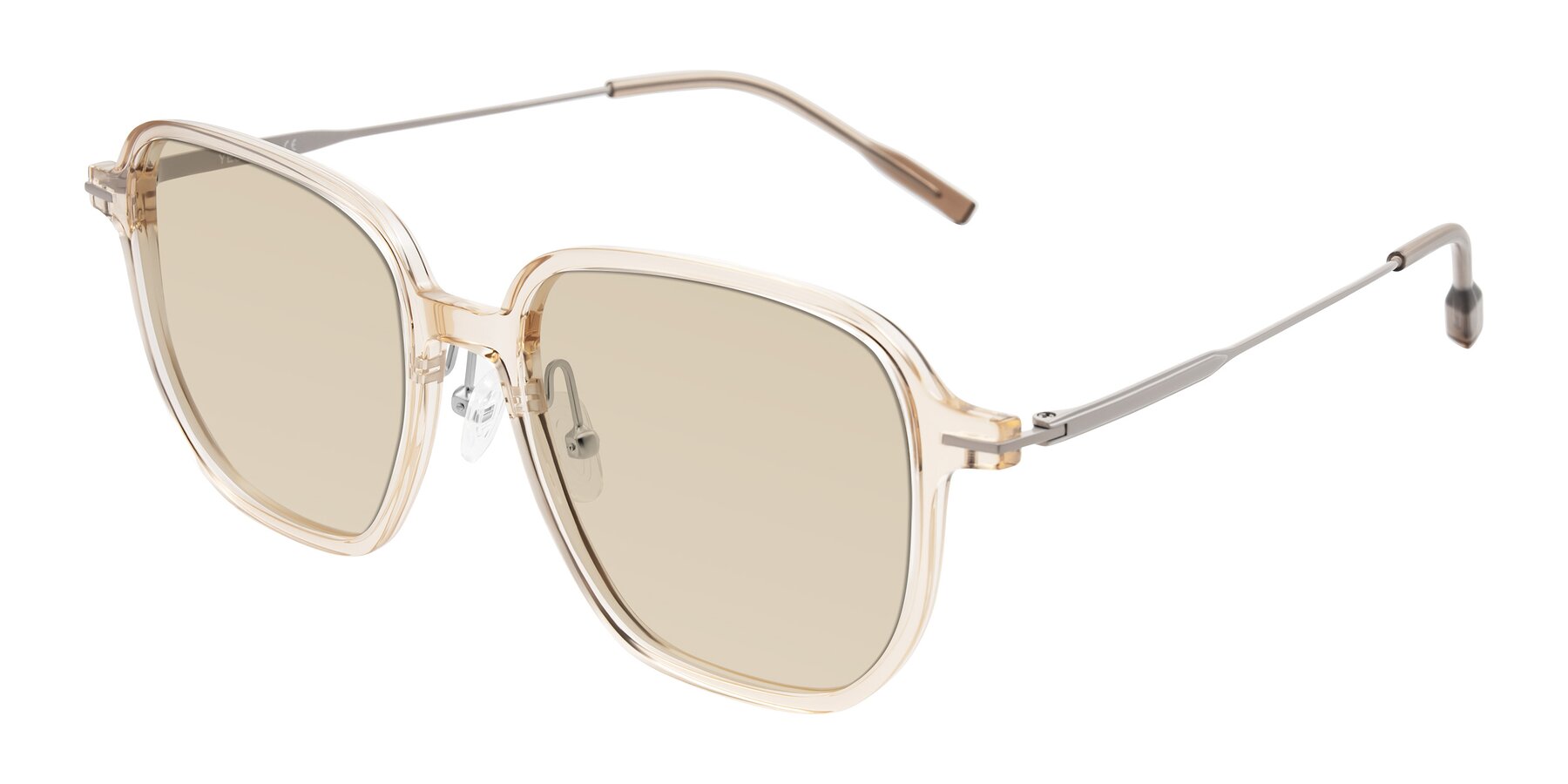 Angle of Tulsah in Light Orange with Light Brown Tinted Lenses