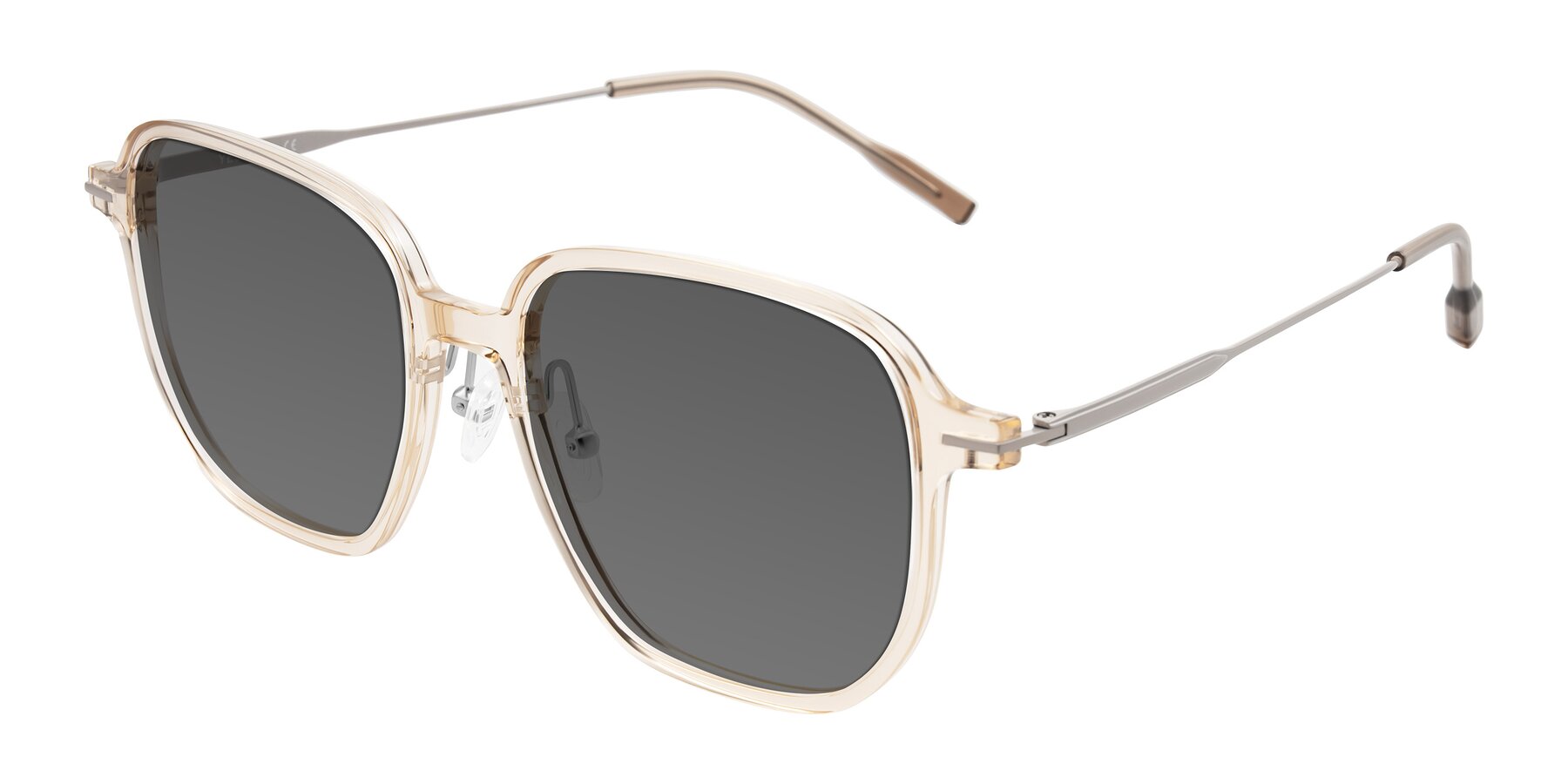 Angle of Tulsah in Light Orange with Medium Gray Tinted Lenses
