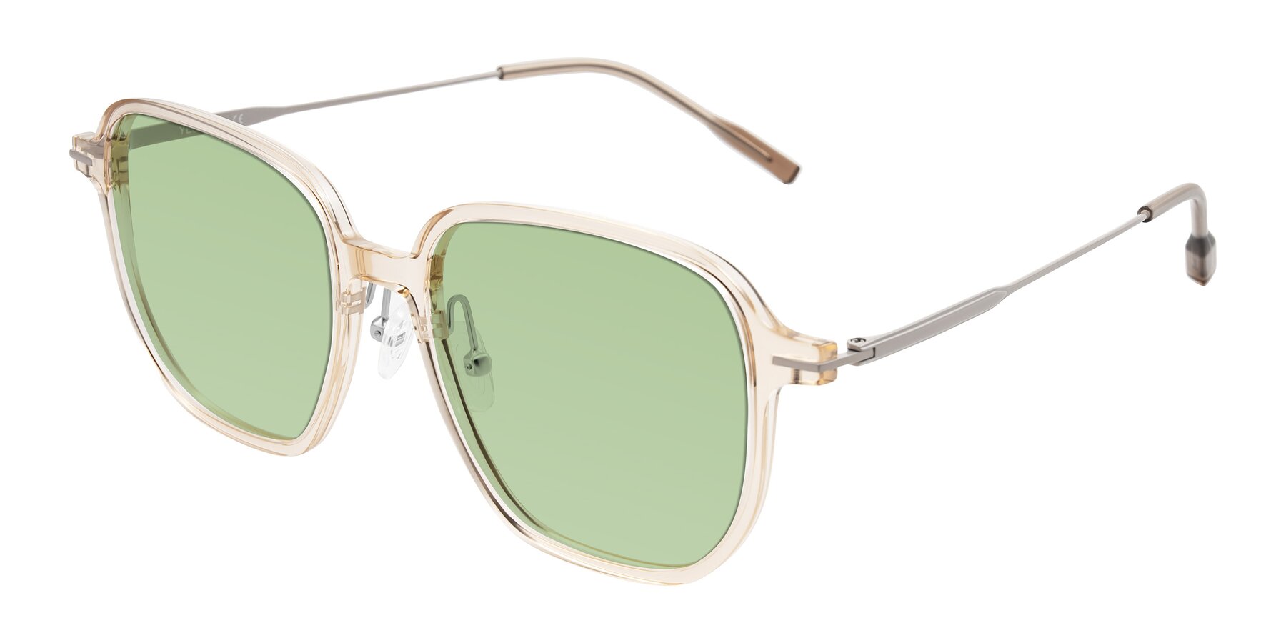 Angle of Tulsah in Light Orange with Medium Green Tinted Lenses