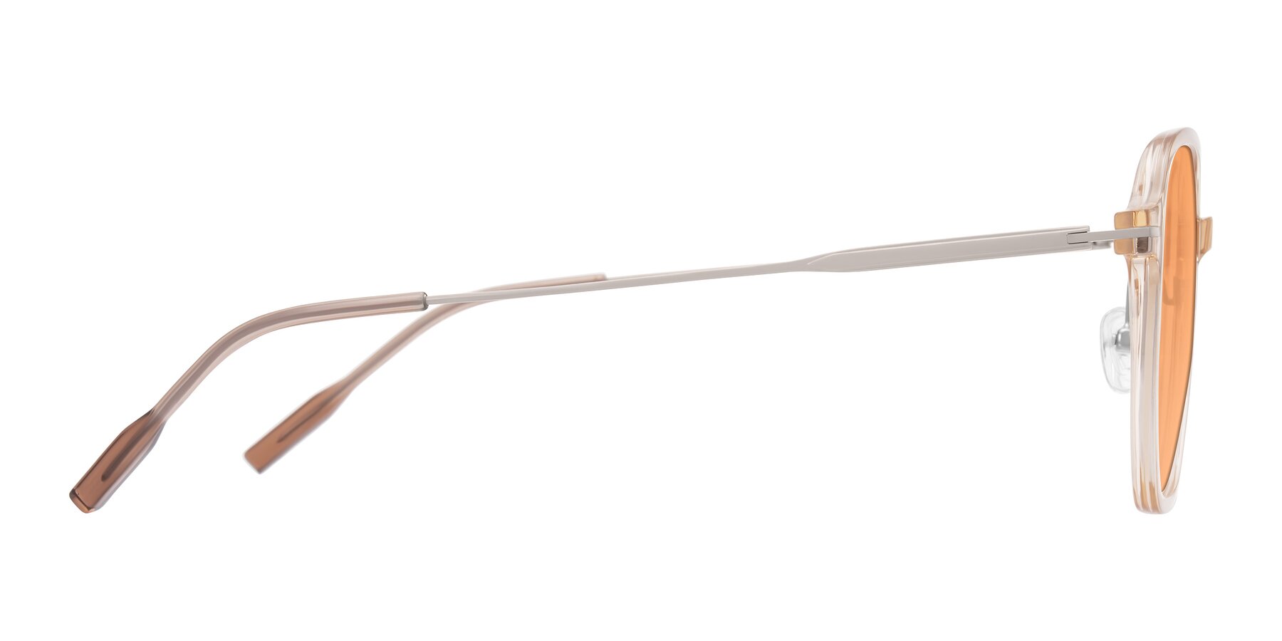 Side of Tulsah in Light Orange with Medium Orange Tinted Lenses