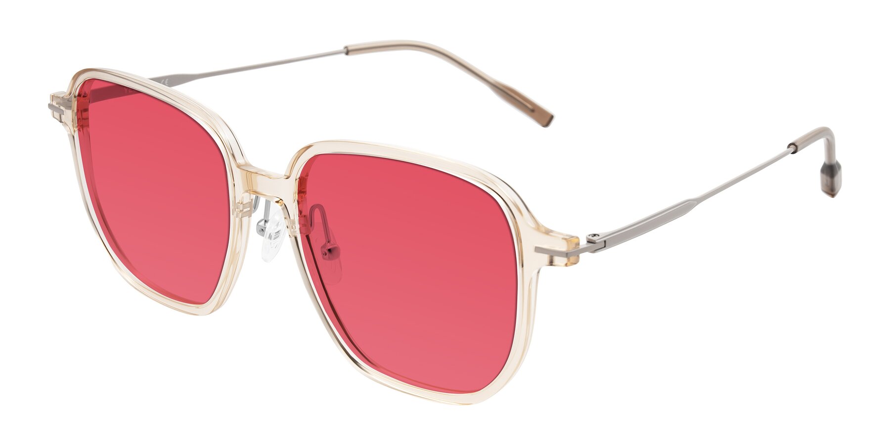 Angle of Tulsah in Light Orange with Red Tinted Lenses