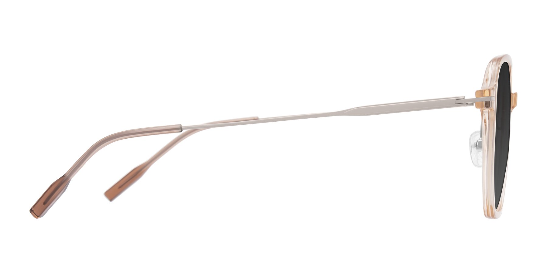 Side of Tulsah in Light Orange with Gray Tinted Lenses