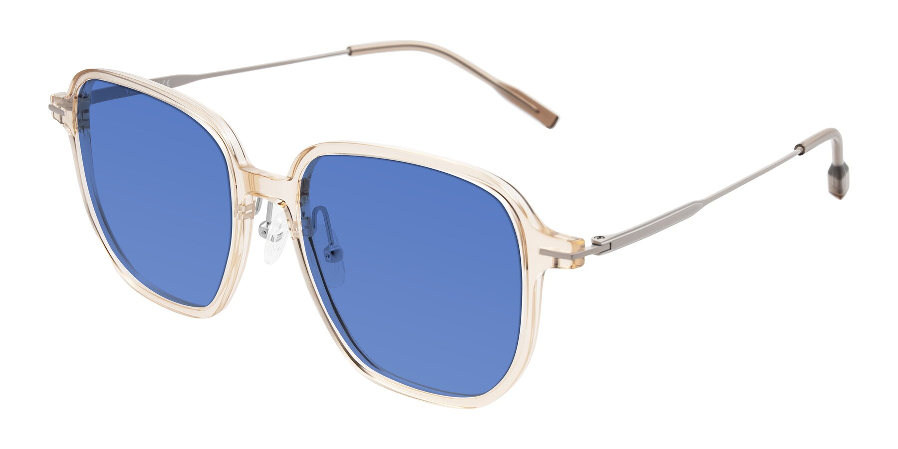 Angle of Tulsah in Light Orange with Blue Tinted Lenses