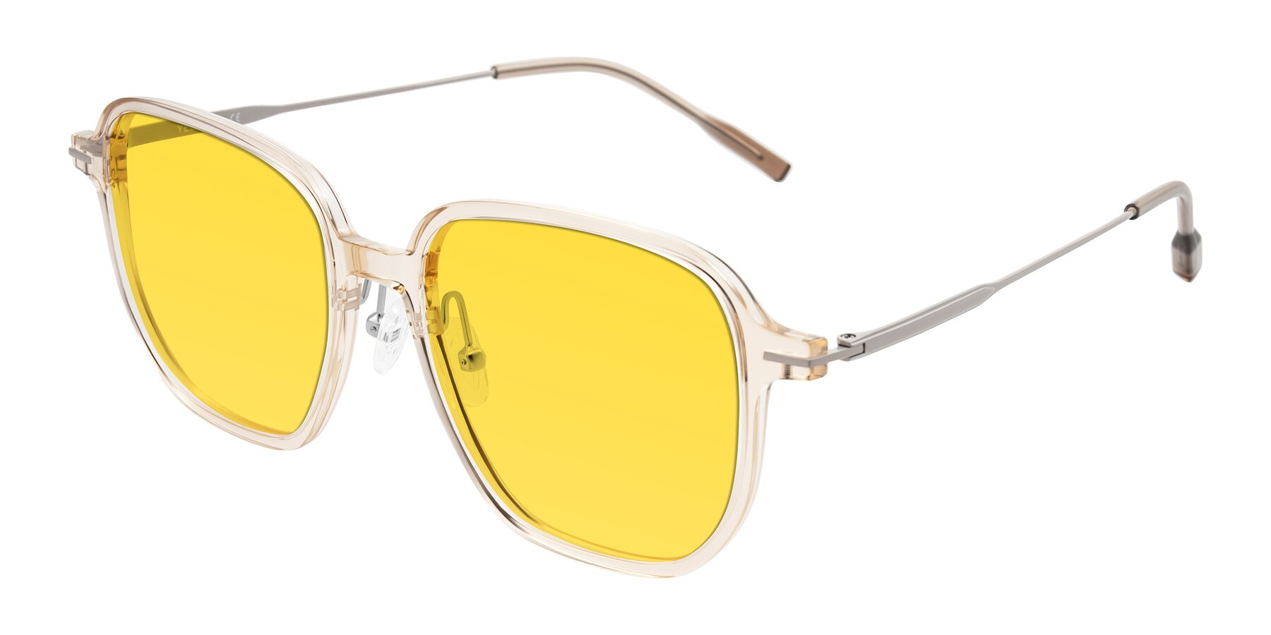 Angle of Tulsah in Light Orange with Yellow Tinted Lenses