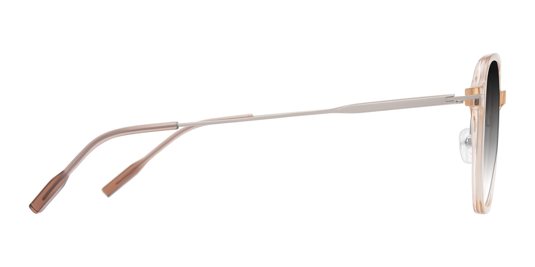Side of Tulsah in Light Orange with Gray Gradient Lenses