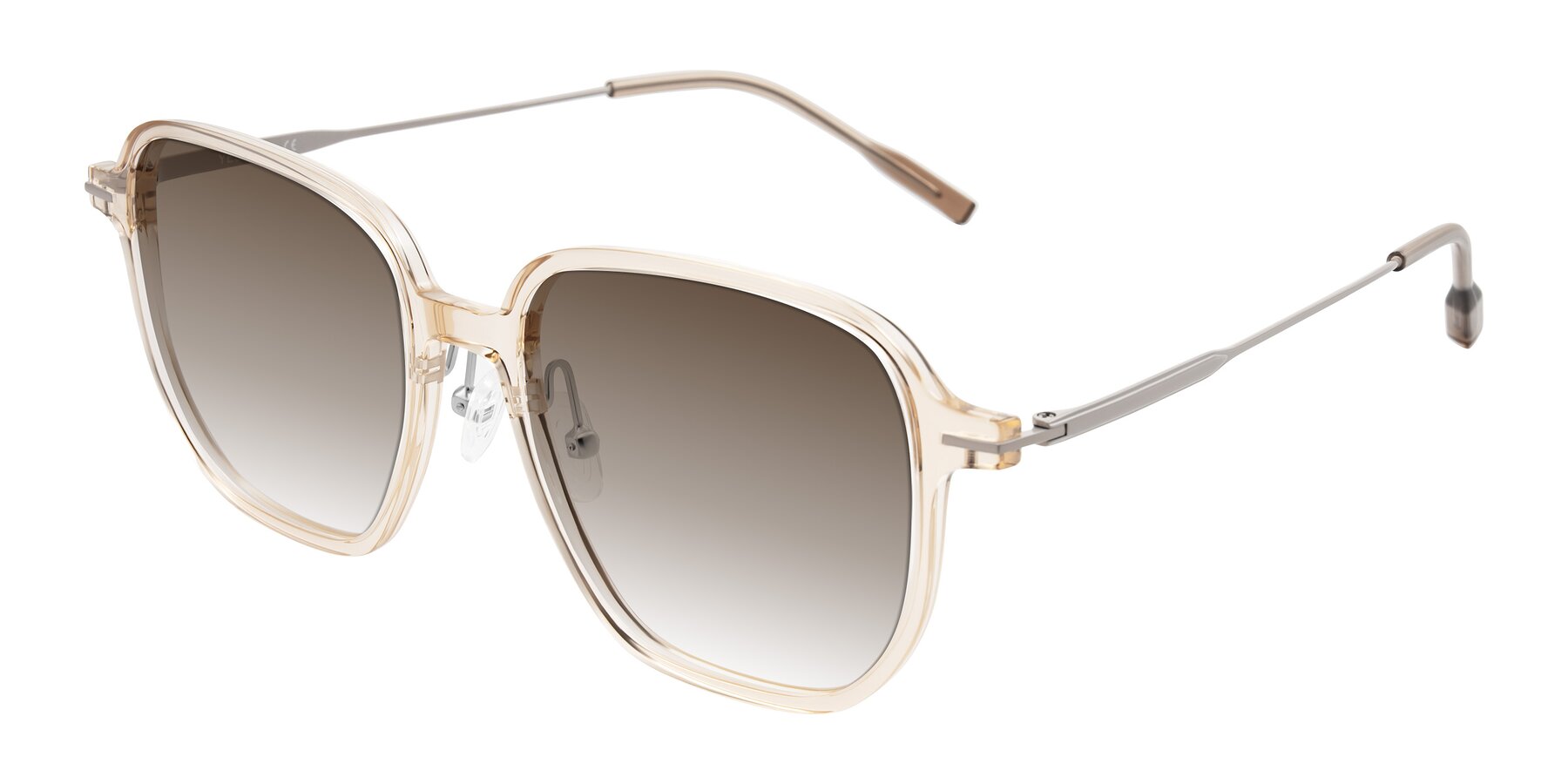 Angle of Tulsah in Light Orange with Brown Gradient Lenses