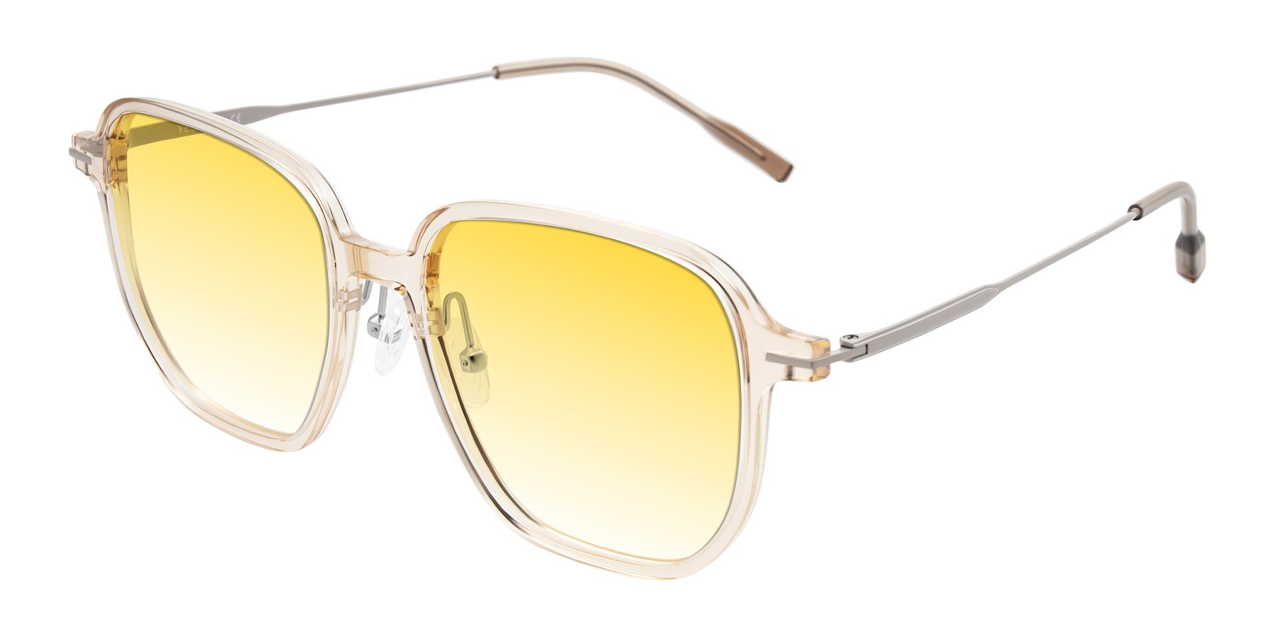Angle of Tulsah in Light Orange with Yellow Gradient Lenses