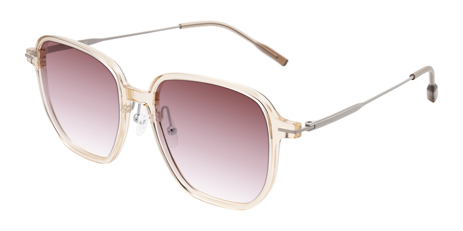 Angle of Tulsah in Light Orange with Garnet Gradient Lenses