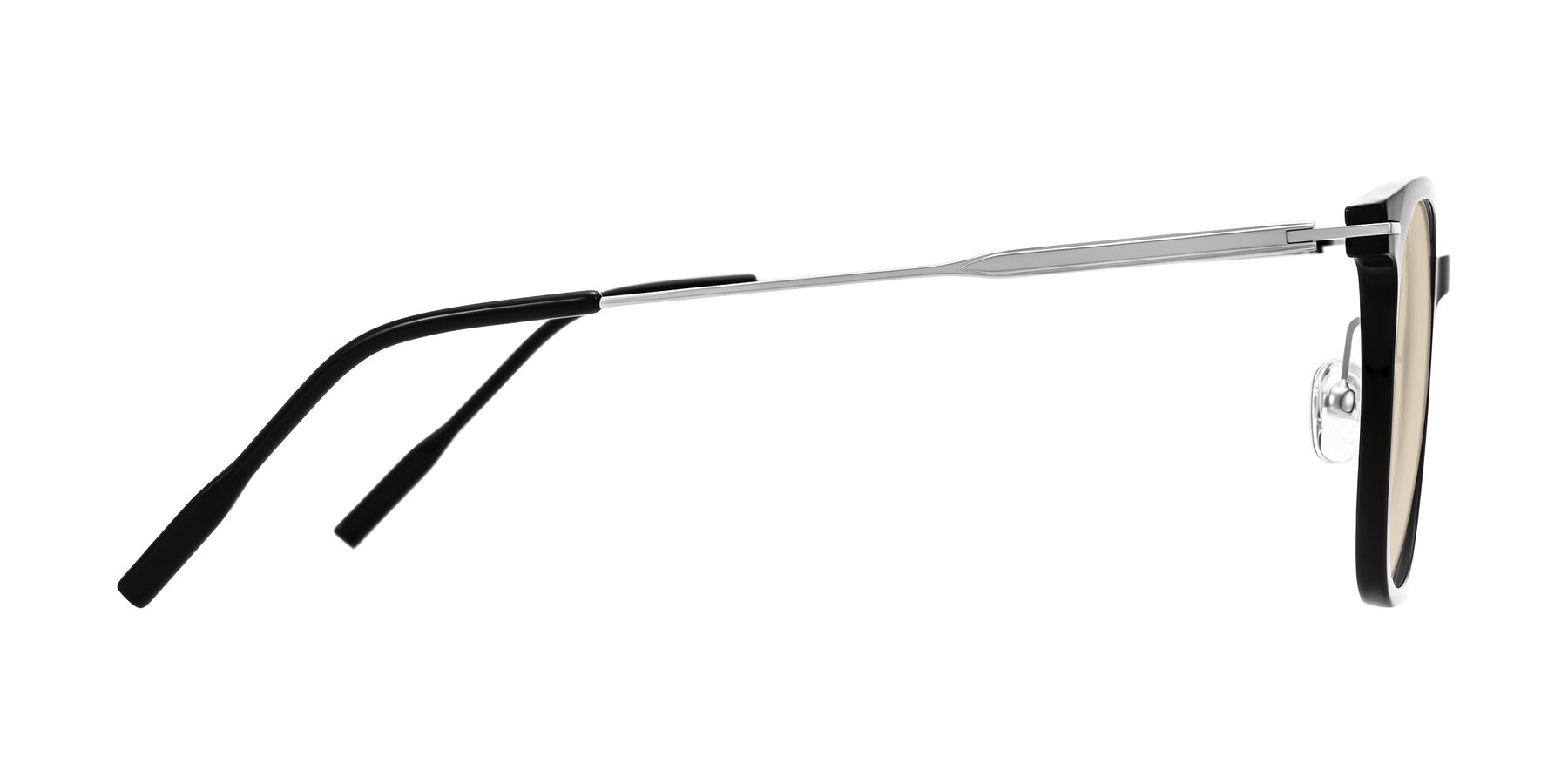 Side of Oonk in Black with Light Brown Tinted Lenses
