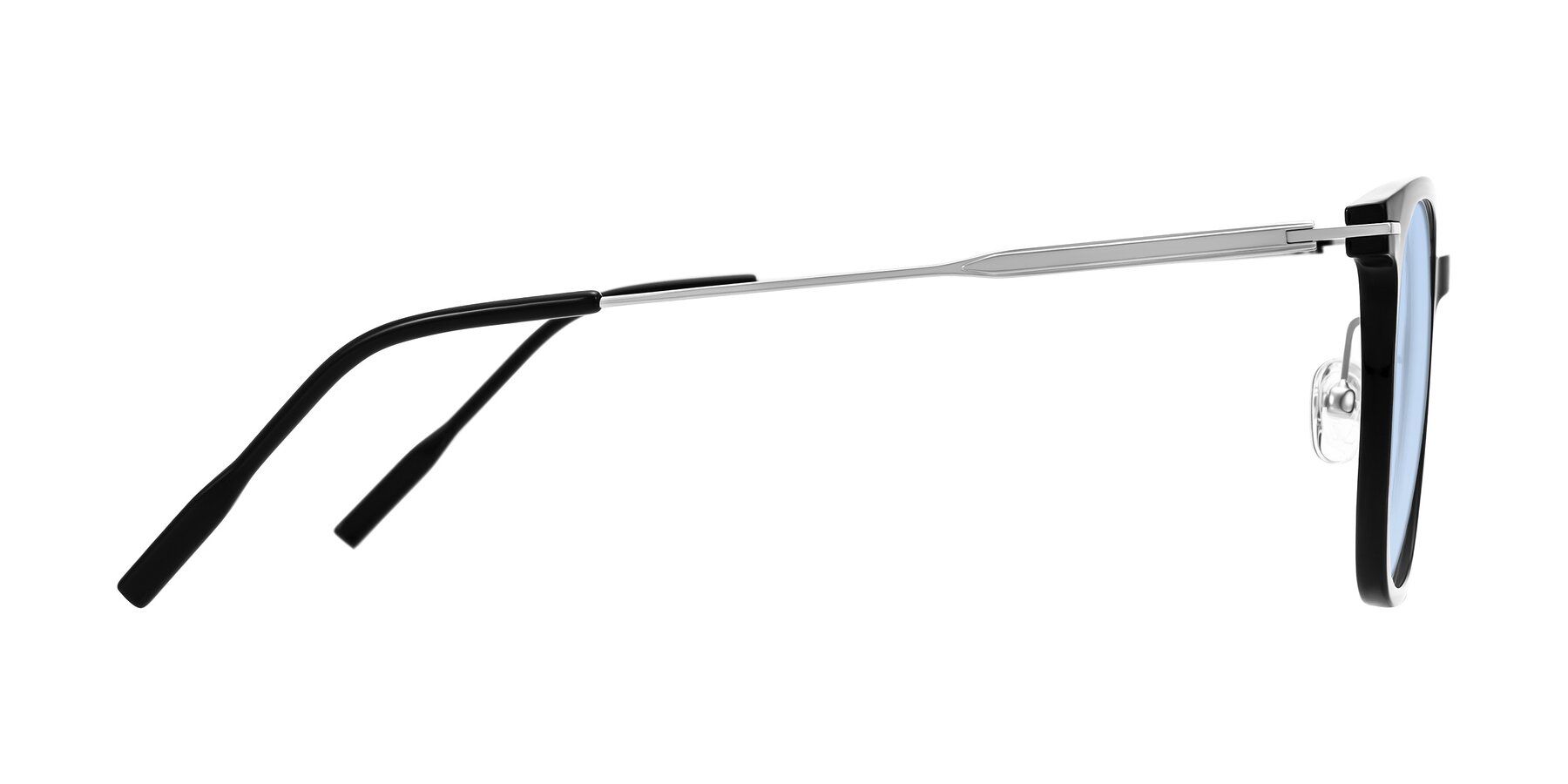 Side of Oonk in Black with Light Blue Tinted Lenses