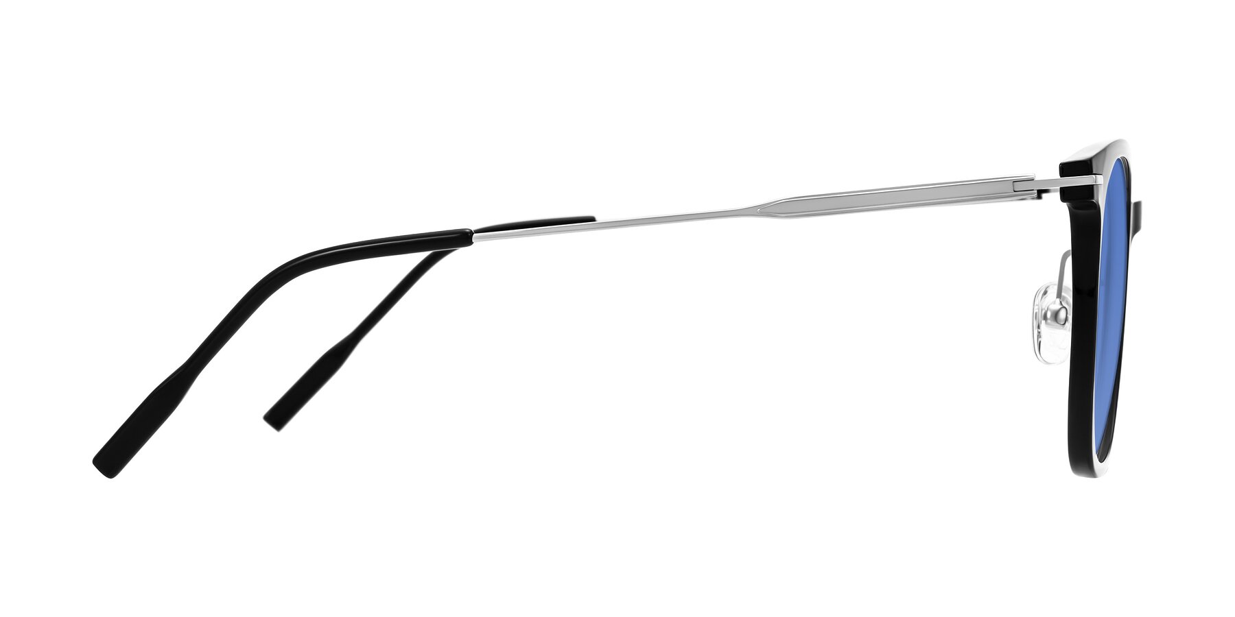 Side of Oonk in Black with Blue Tinted Lenses