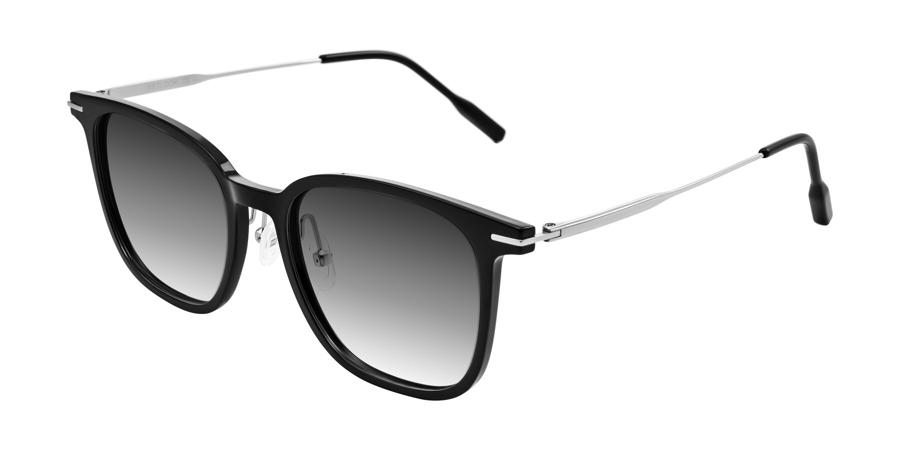 Angle of Oonk in Black with Gray Gradient Lenses