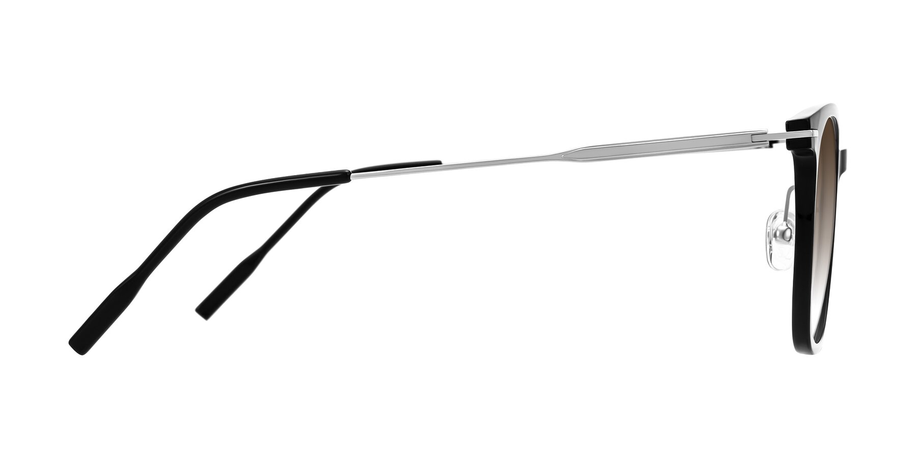 Side of Oonk in Black with Brown Gradient Lenses
