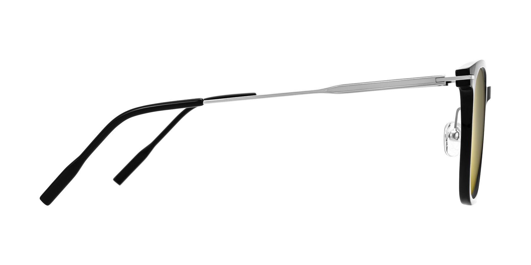 Side of Oonk in Black with Gold Mirrored Lenses