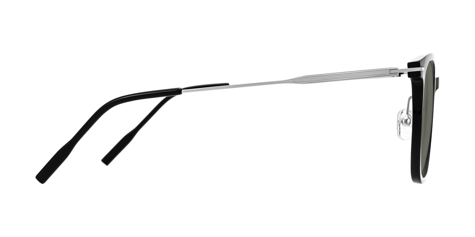 Side of Oonk in Black with Gray Polarized Lenses