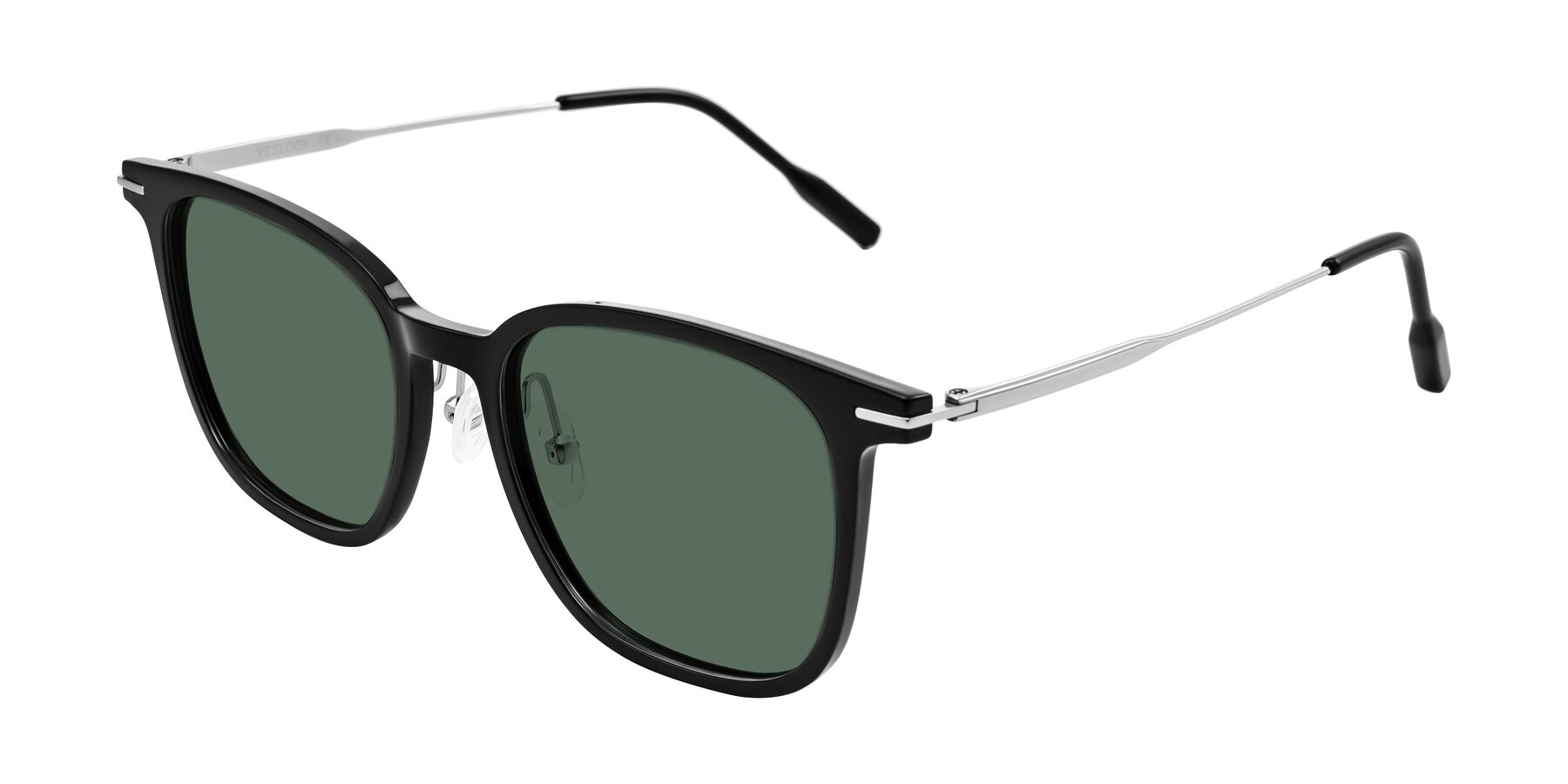 Angle of Oonk in Black with Green Polarized Lenses