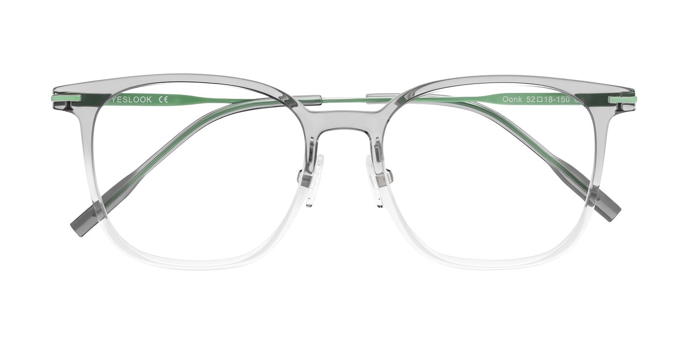 Oonk - Gradient Light Gray/Clear Eyeglasses