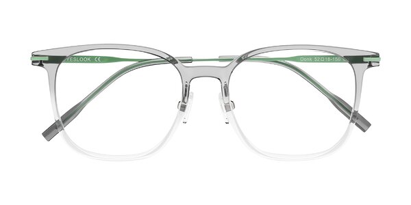 Front of Oonk in Gradient Light Gray/Clear