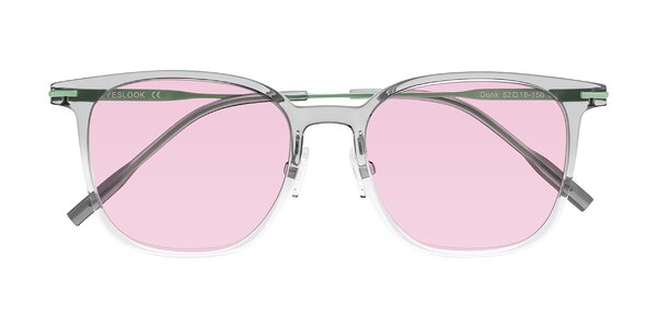 Front of Oonk in Gradient Light Gray/Clear