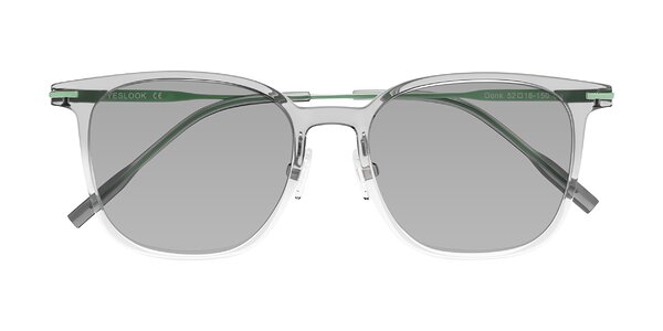 Front of Oonk in Gradient Light Gray/Clear