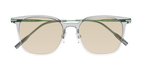 Front of Oonk in Gradient Light Gray/Clear