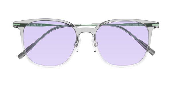 Front of Oonk in Gradient Light Gray/Clear