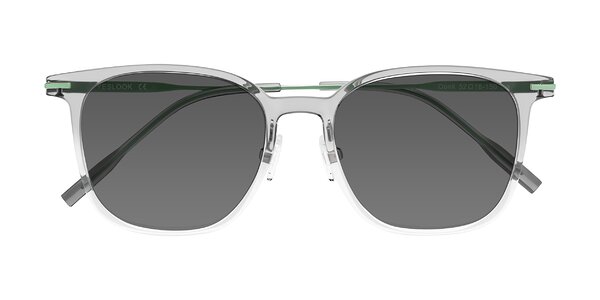 Front of Oonk in Gradient Light Gray/Clear