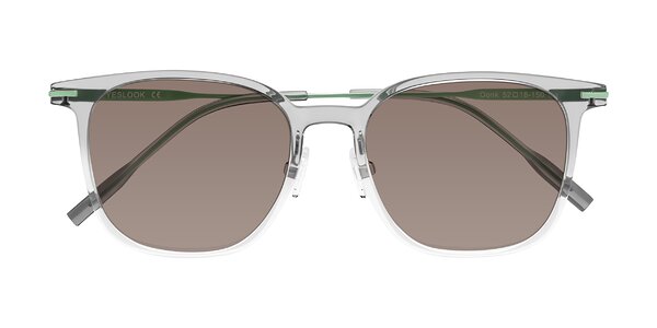 Front of Oonk in Gradient Light Gray/Clear