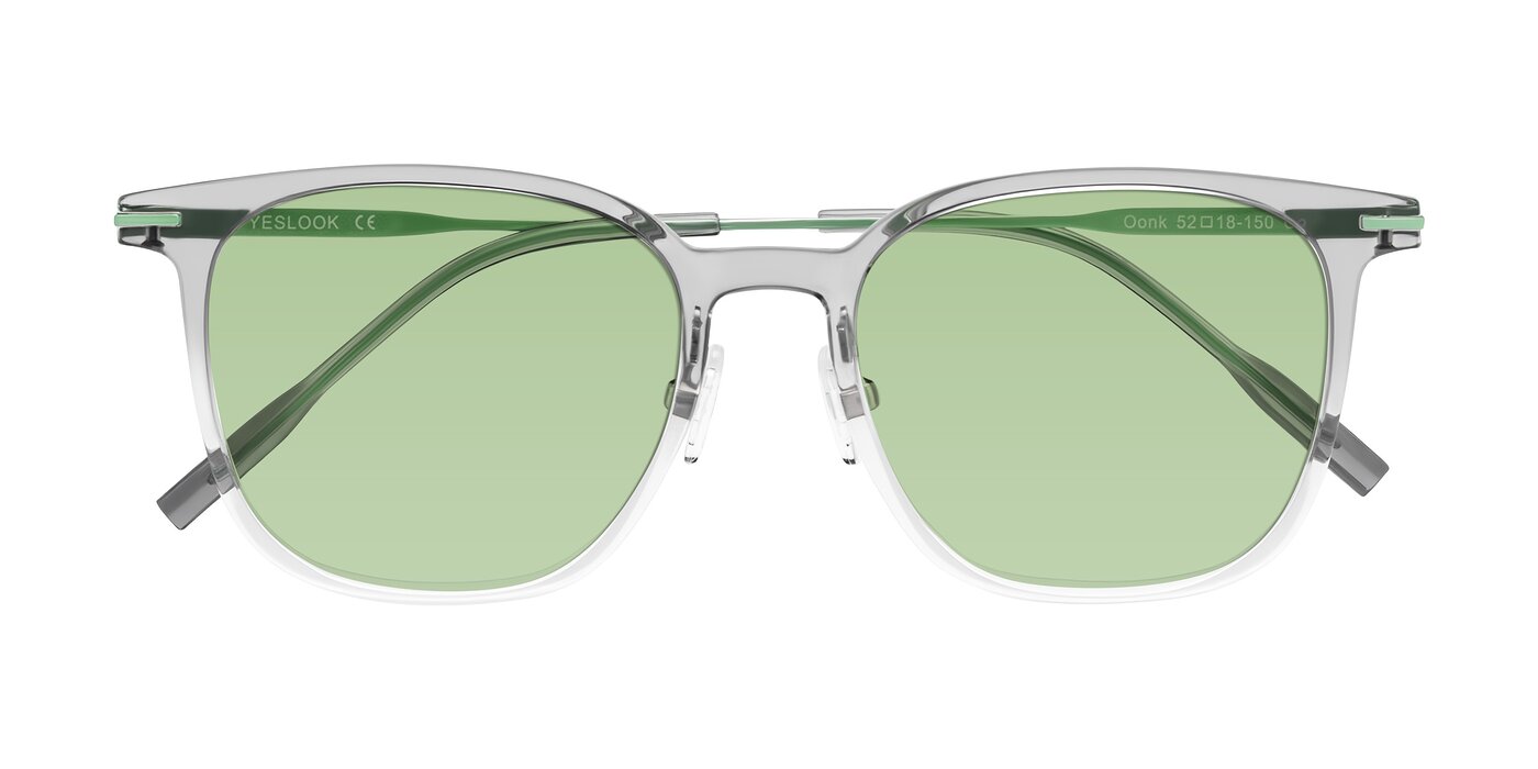 Oonk - Gradient Light Gray/Clear Tinted Sunglasses