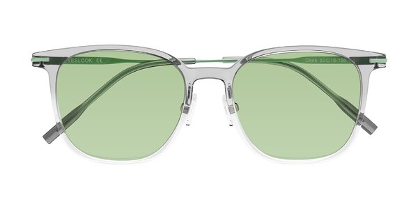 Front of Oonk in Gradient Light Gray/Clear