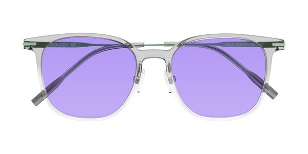 Front of Oonk in Gradient Light Gray/Clear