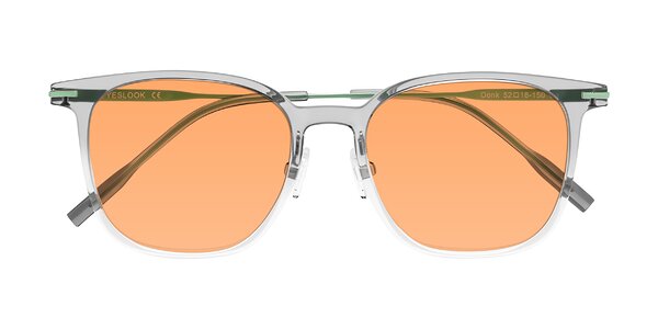 Front of Oonk in Gradient Light Gray/Clear