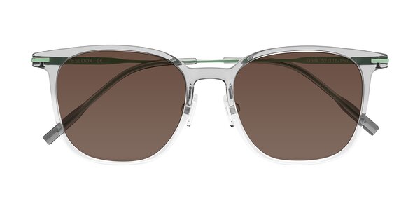 Front of Oonk in Gradient Light Gray/Clear