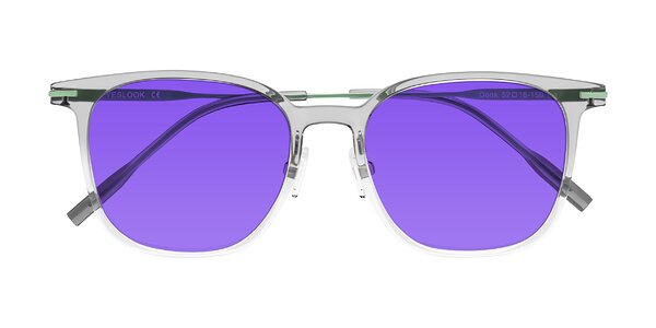 Front of Oonk in Gradient Light Gray/Clear
